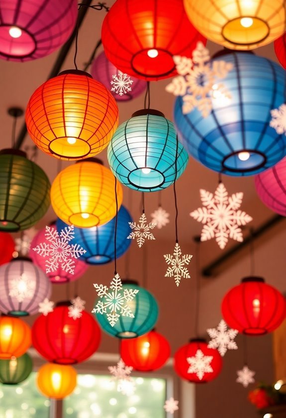 playful overhead adornments idea