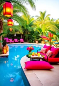 poolside party decor ideas