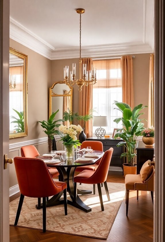 reflective surfaces enhance space