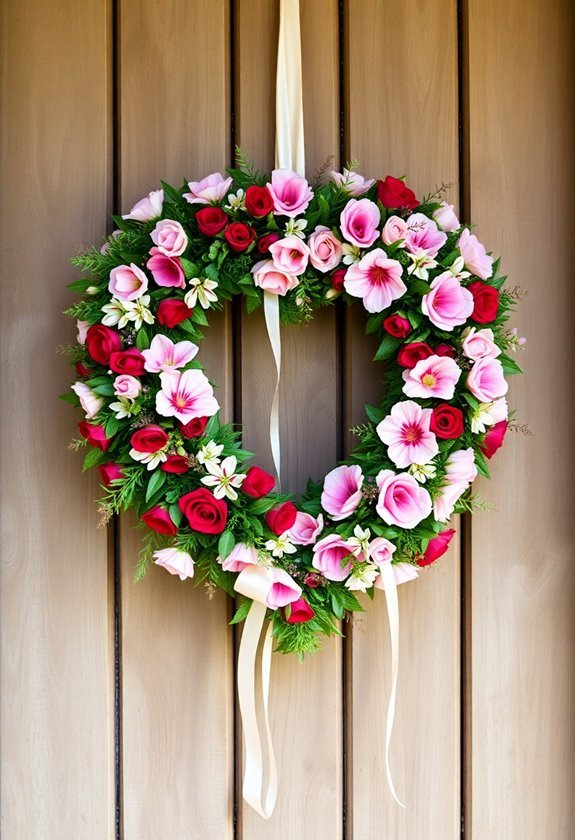 romantic decorative floral arrangement