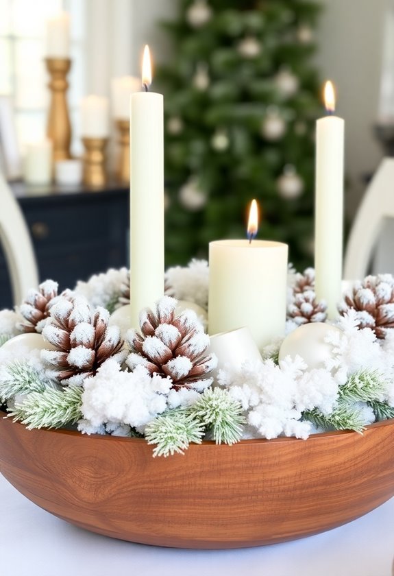 seasonal decorative table arrangements