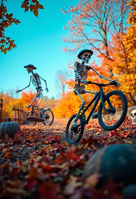 skeletons competing in sports