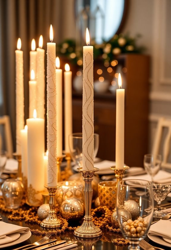 sophisticated candle display designs