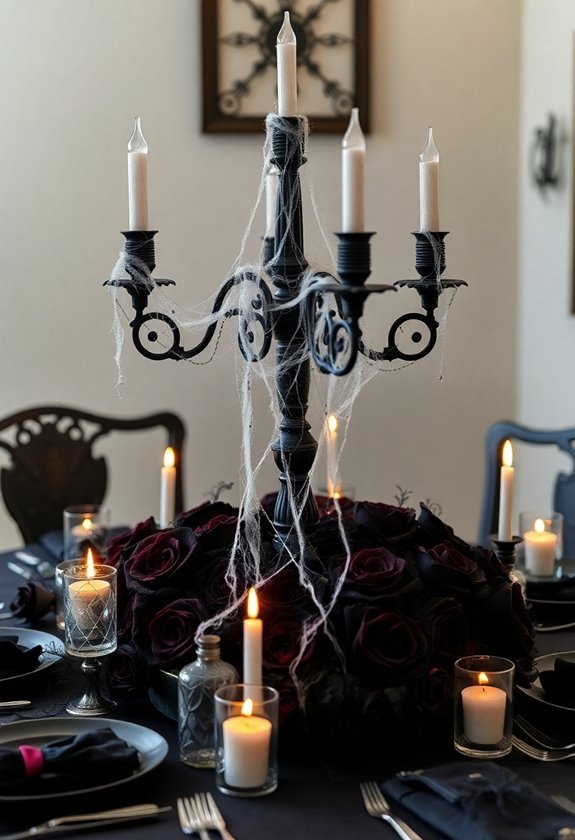 spooky decorative table accents