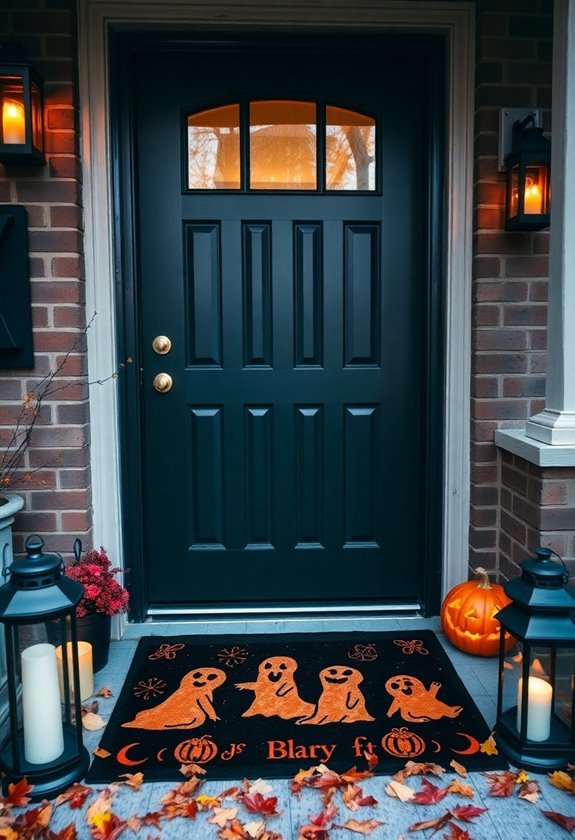 spooky entrance floor coverings