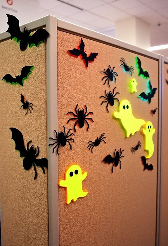 spooky monster paper decorations