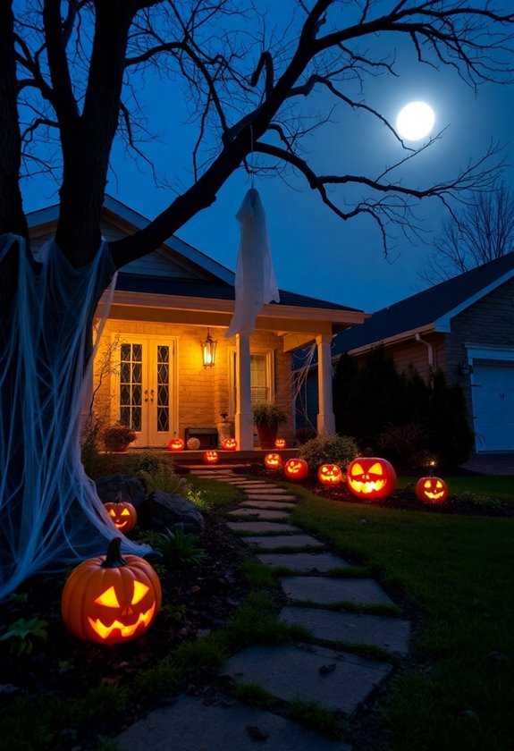 spooky outdoor halloween decorations