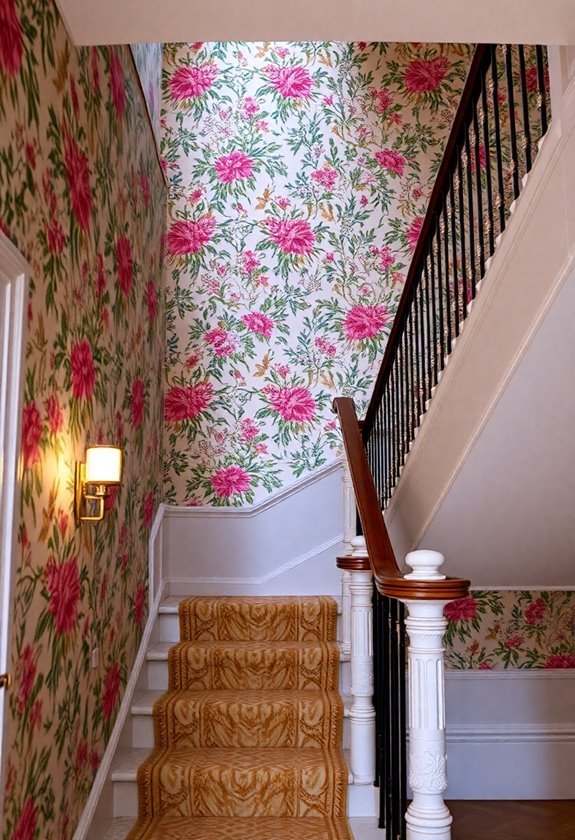 stunning staircase wallpaper ideas