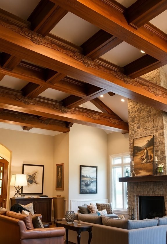 stylish architectural beam coverings