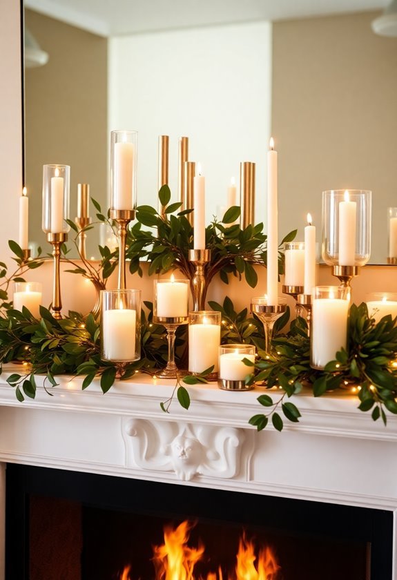 stylish candle display ideas