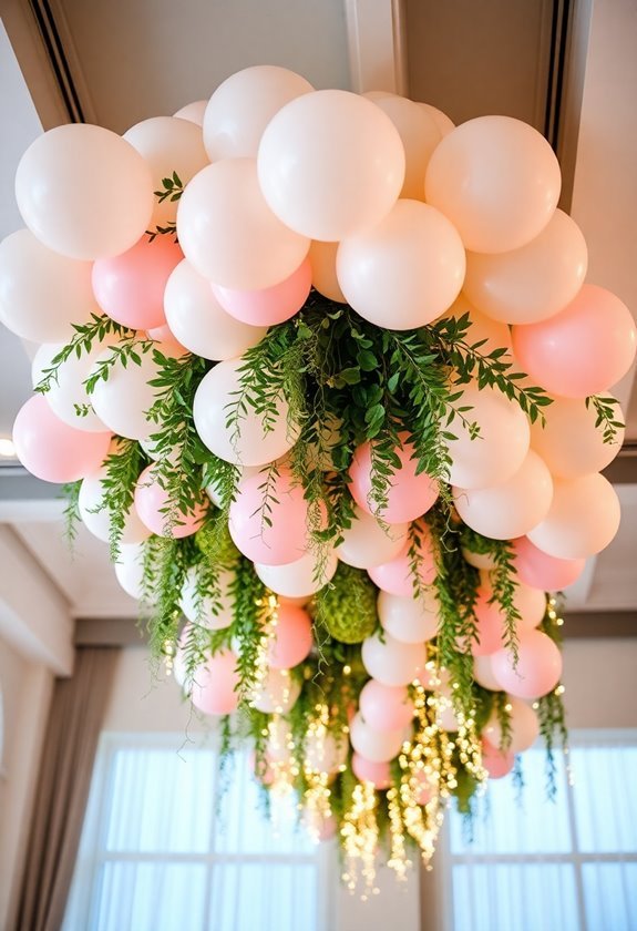 stylish decorative balloon arrangements