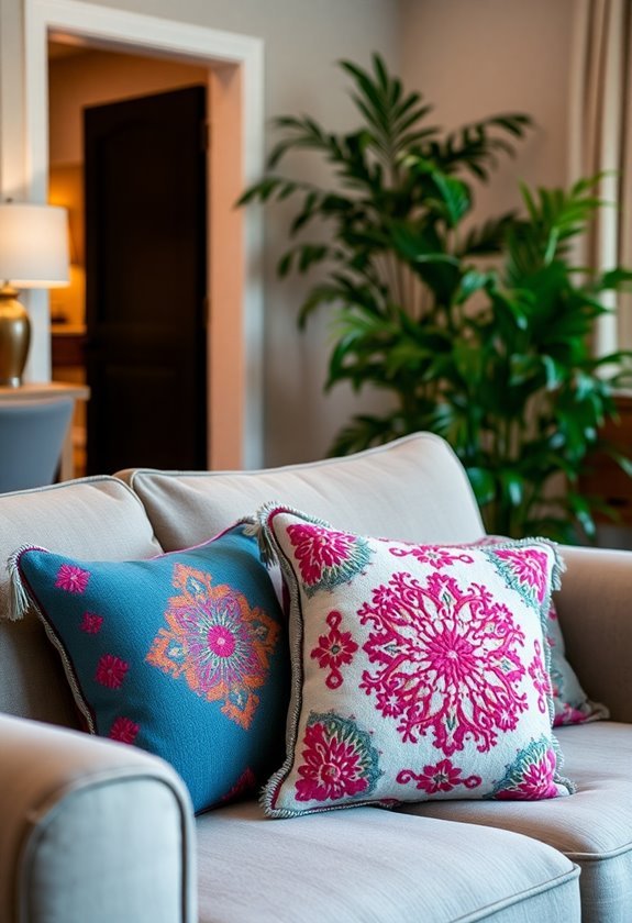 stylish home accent cushions