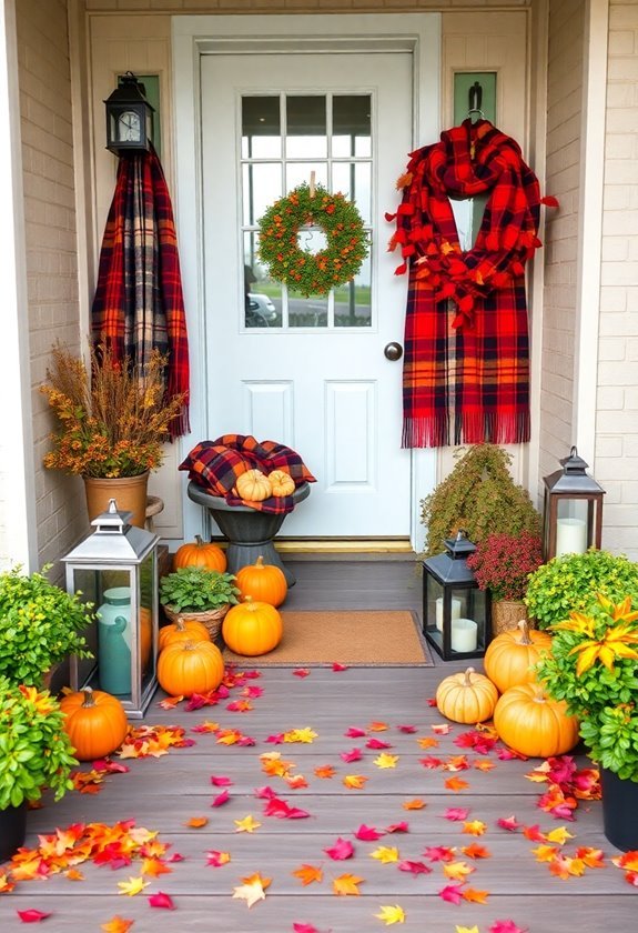 stylish small porch decor