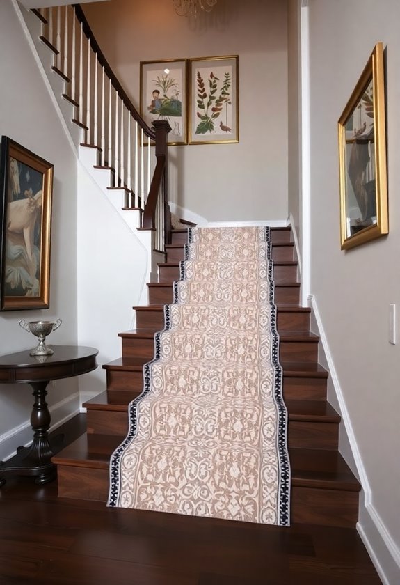 stylish stairway design accent