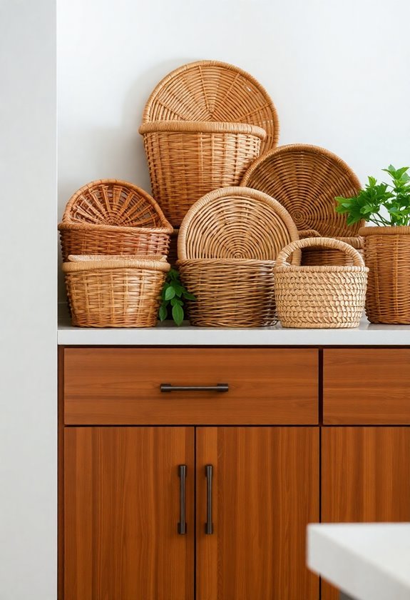 stylish storage with baskets