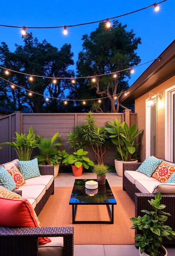 stylish summer patio decor