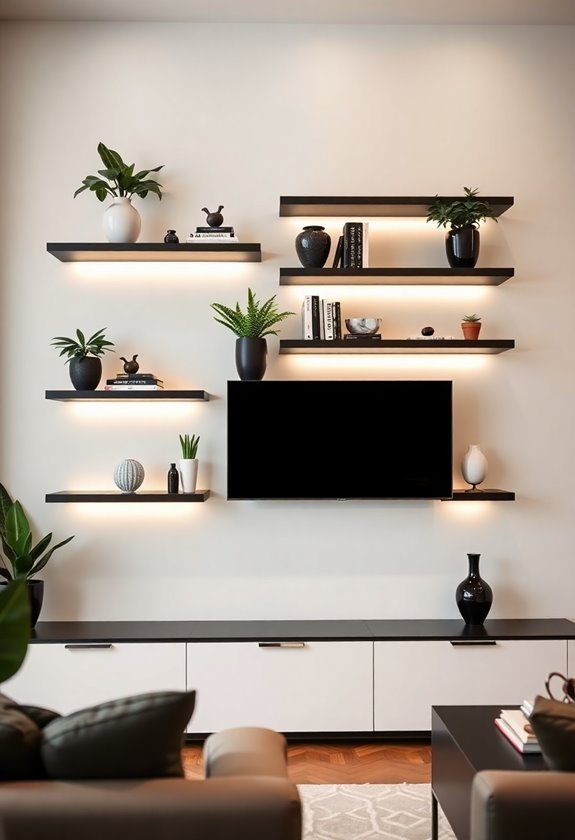 stylish wall mounted storage solution