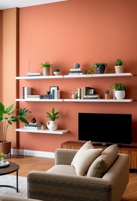 stylish wall mounted storage solution