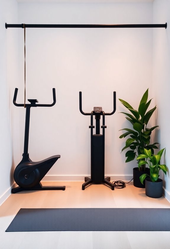 stylish workout space design