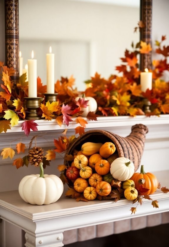 thanksgiving mantel decoration ideas