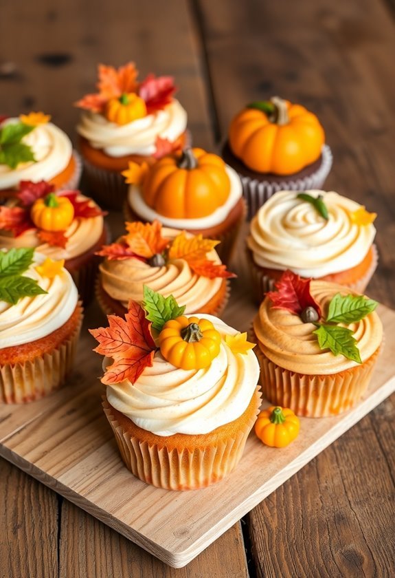 thanksgiving themed cupcake decorations