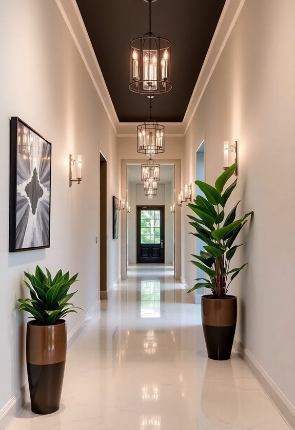 transform your narrow hallway