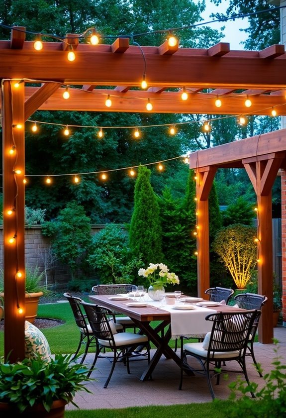 twinkling ambiance for outdoors