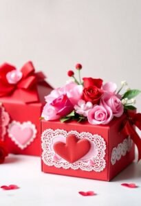 valentine s day shoe box decor