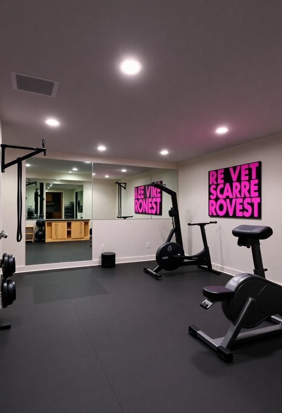 versatile fitness training area