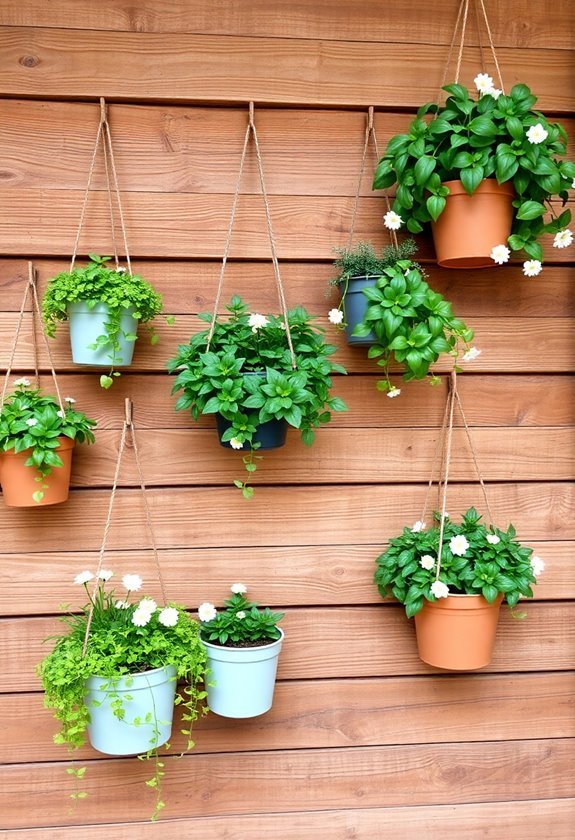 vertical plant display ideas