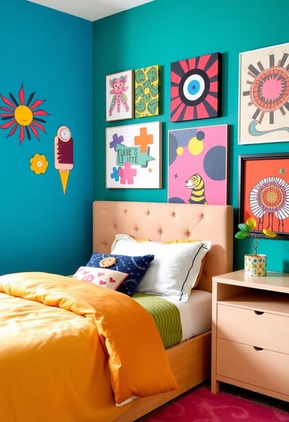 vibrant and eclectic decor