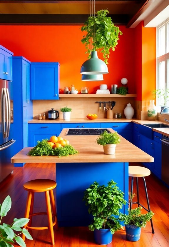 vibrant and striking hues