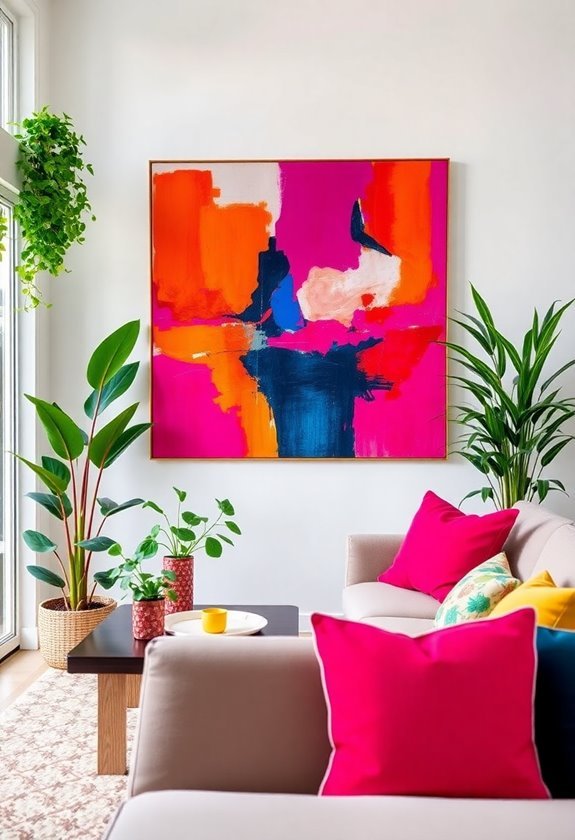 vibrant decorative wall artwork