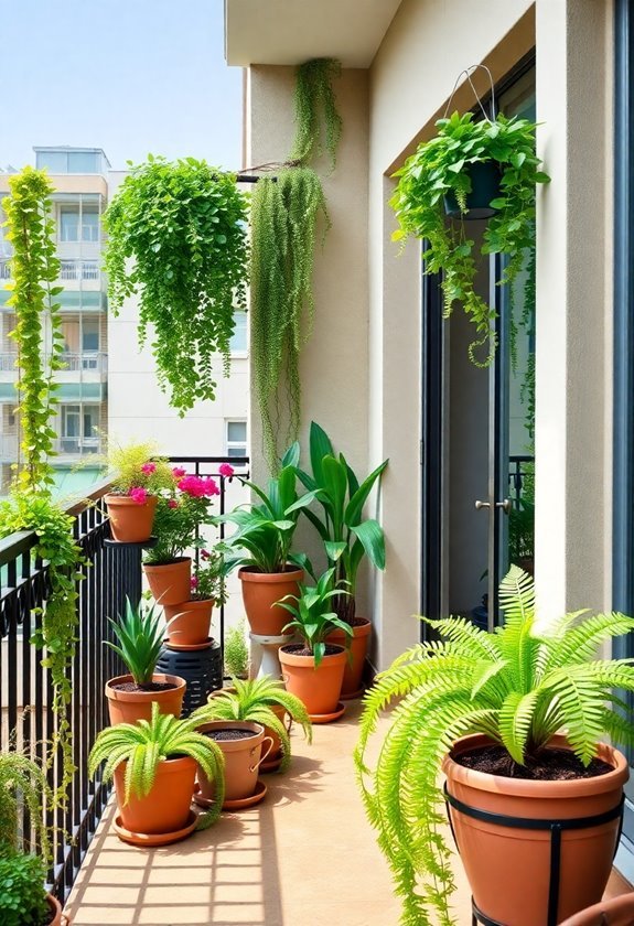 vibrant flora and foliage