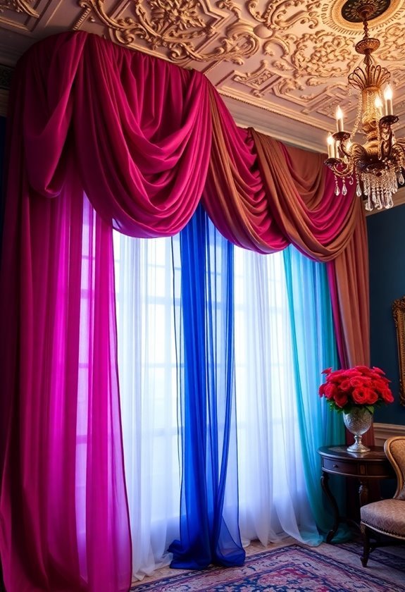 vibrant textile hanging decor