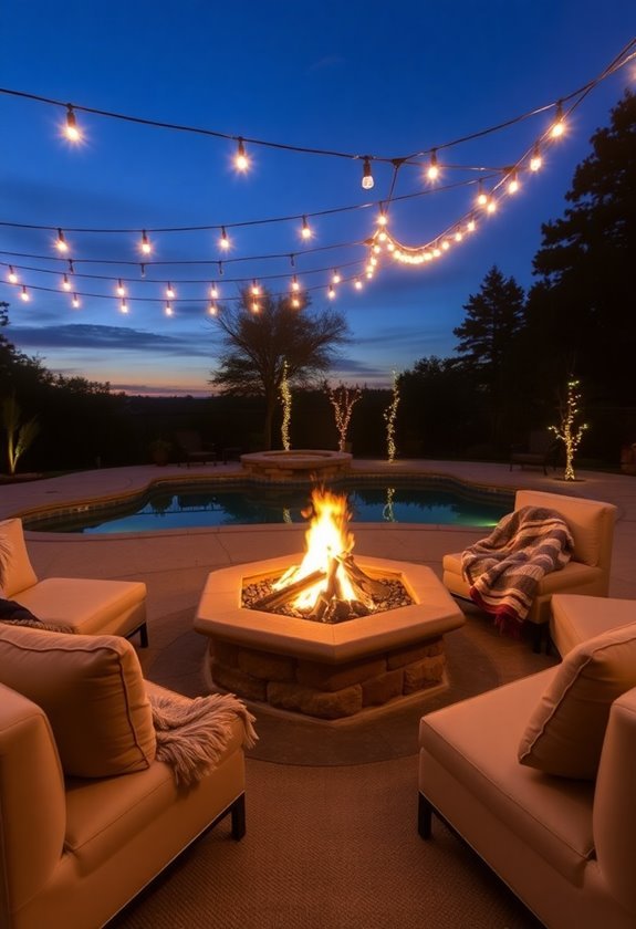 warmth and ambiance outdoors