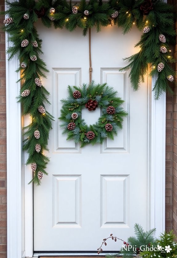 winter entryway decoration ideas