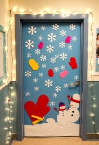 winter themed classroom door decorations